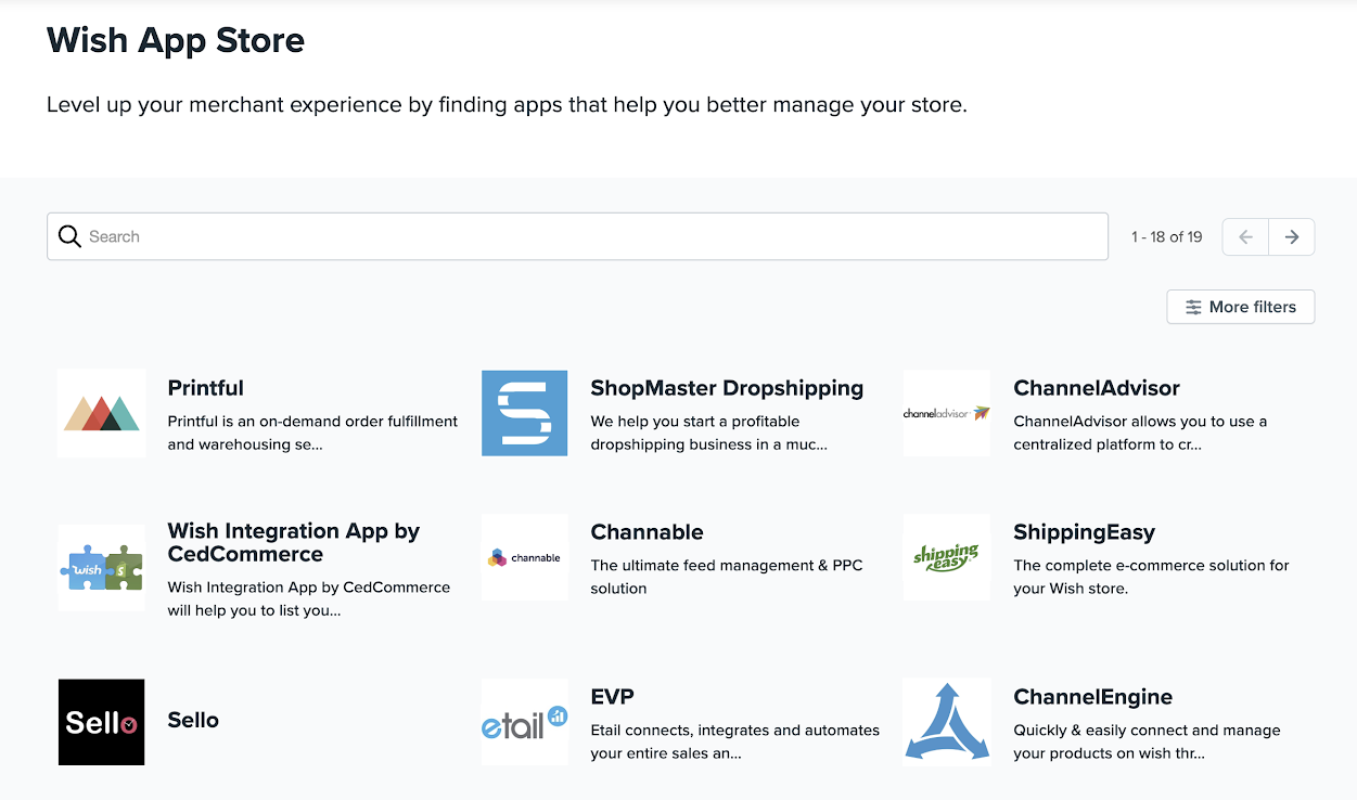 How to navigate the Wish App Store as a merchant – Wish Merchant Help ...